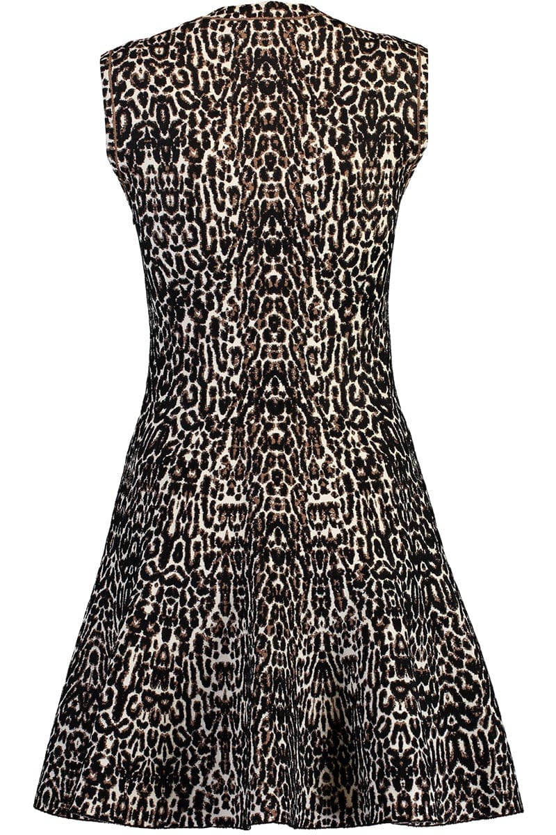 ALAÏA-Sleeveless Skater Dress-