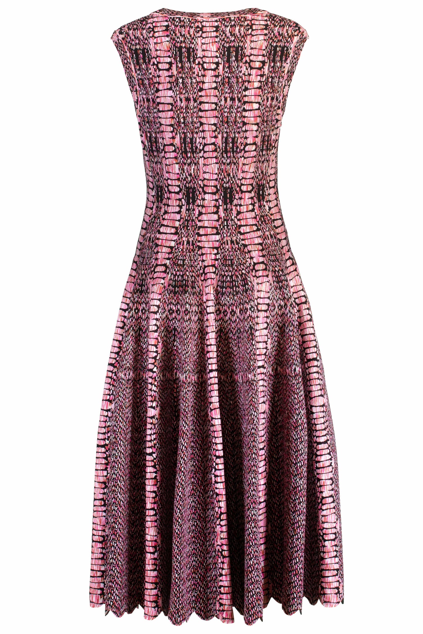 ALAÏA-Maxi Dress With Python Jacquard-MULTI