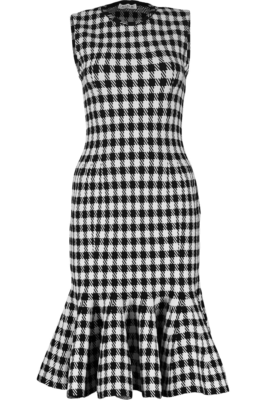 ALAÏA-Check Dress-