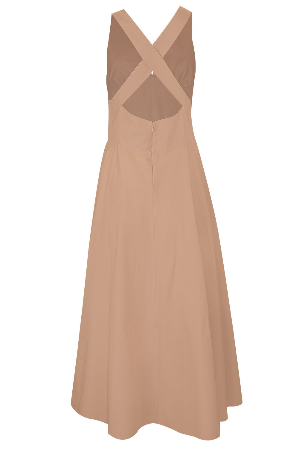 ALAÏA-Vneck Crossback Dress-