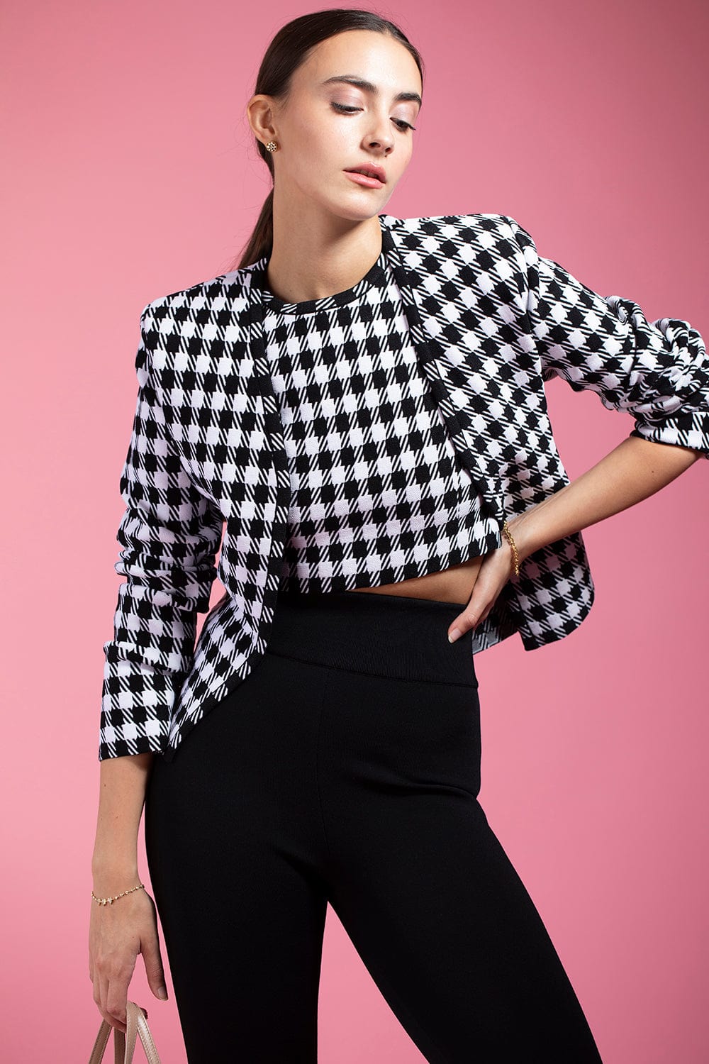 ALAÏA-Check Jacket-