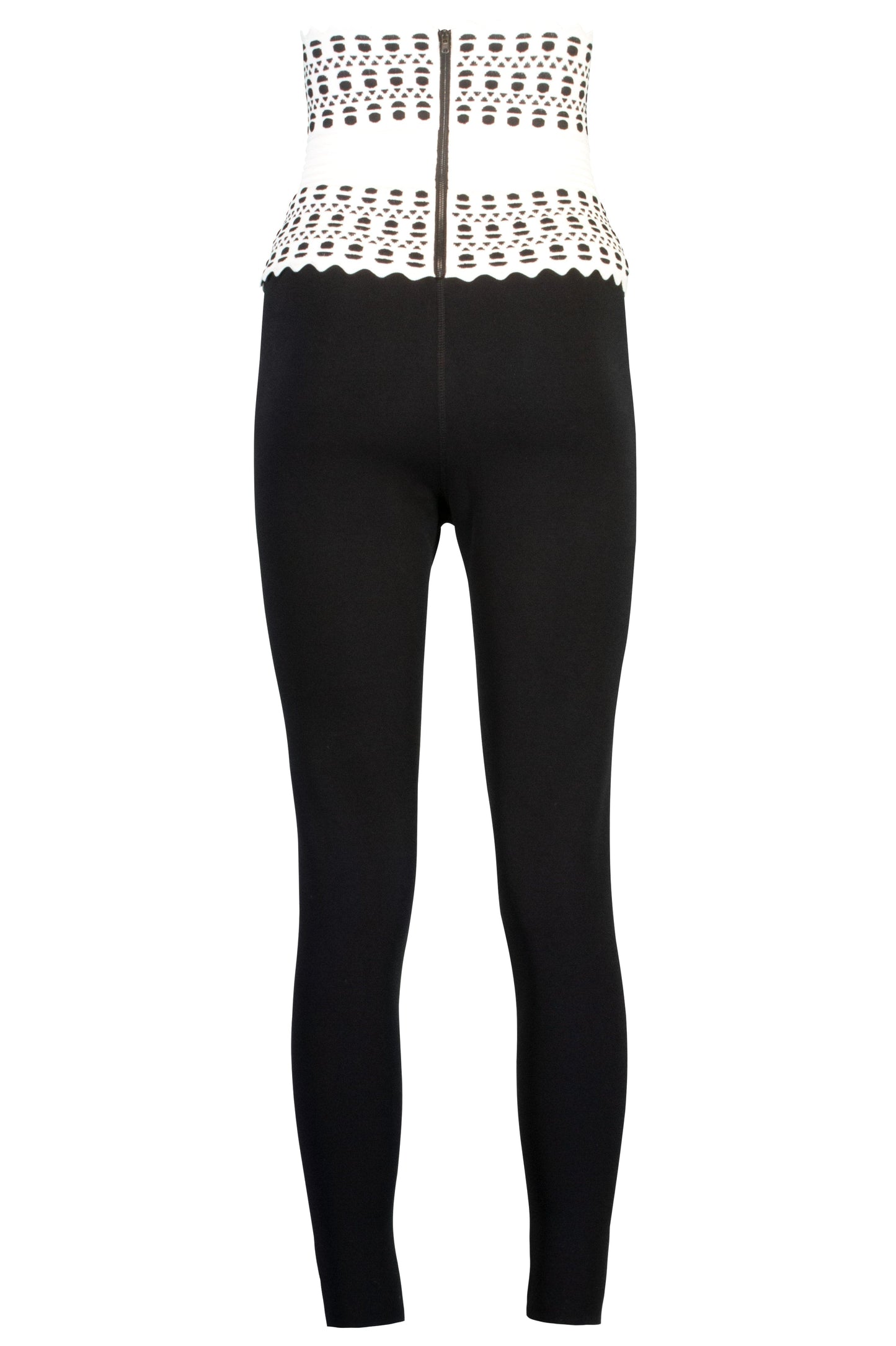 ALAÏA-Leggings With Vienne Belt-
