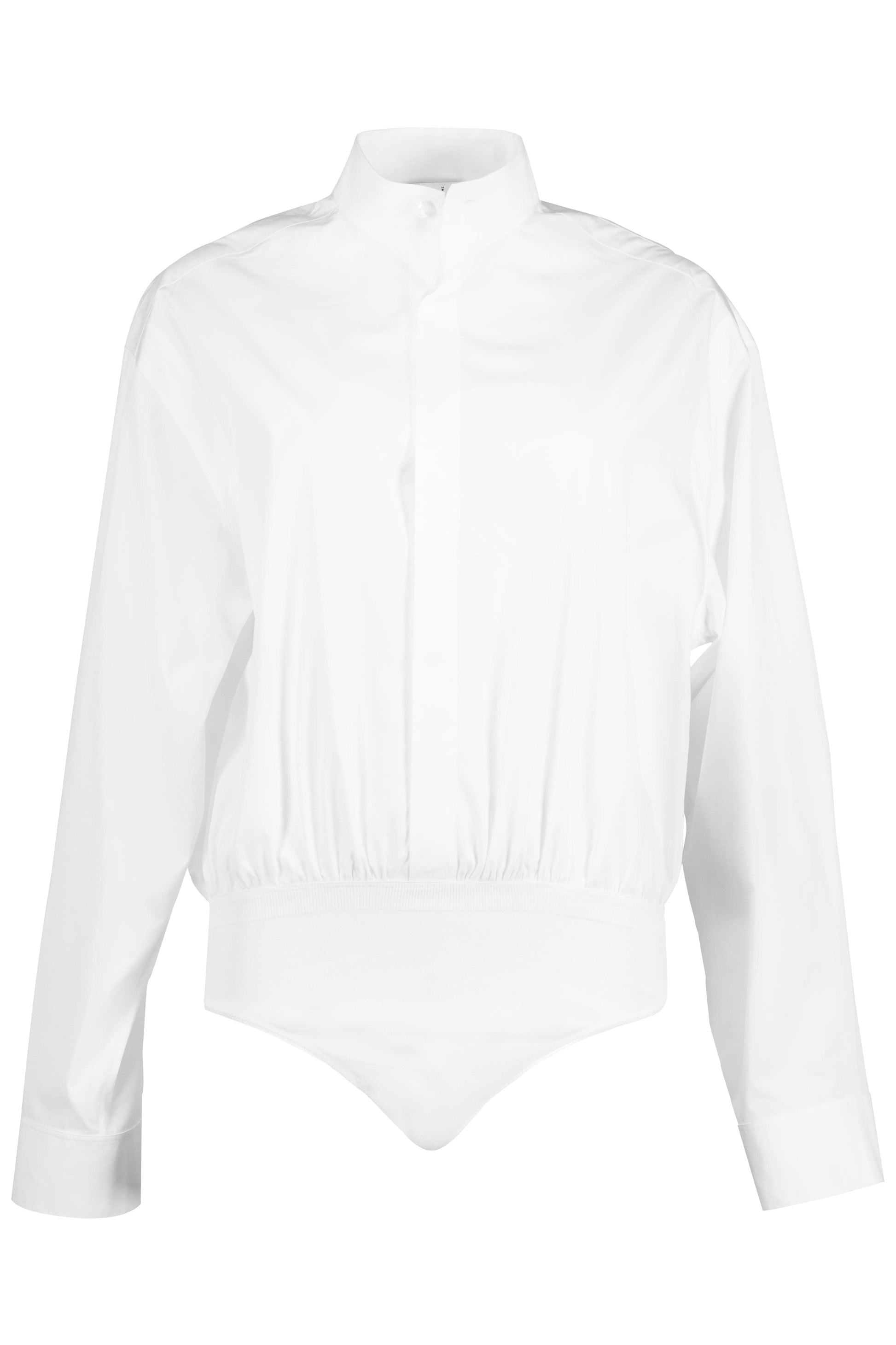 ALAÏA-Poplin Body Shirt-