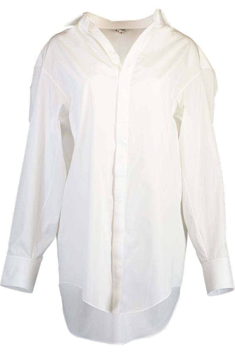 ALAÏA-Poplin Loose Shirt-