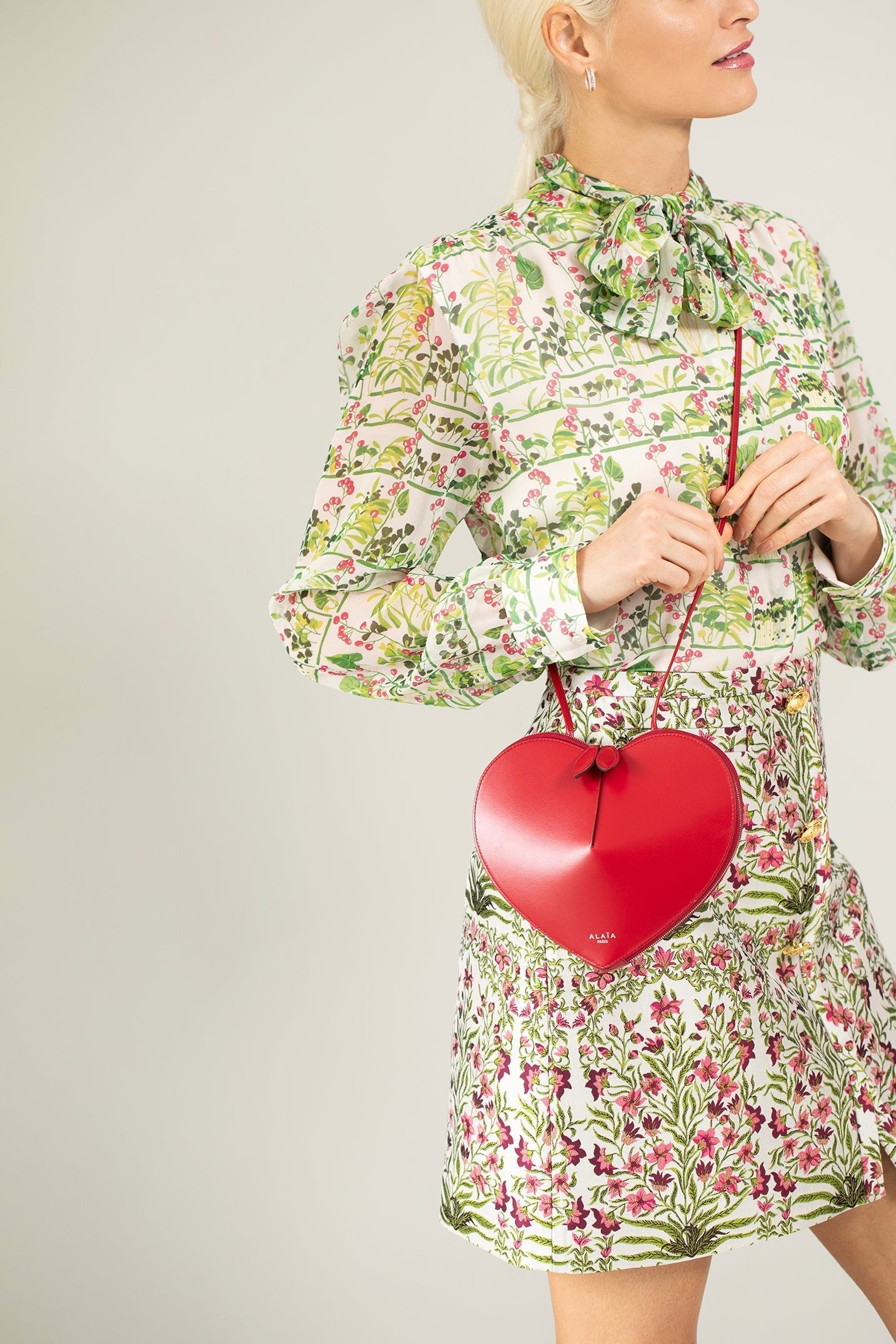 ALAÏA-Le Coeur Bag-LAQUE