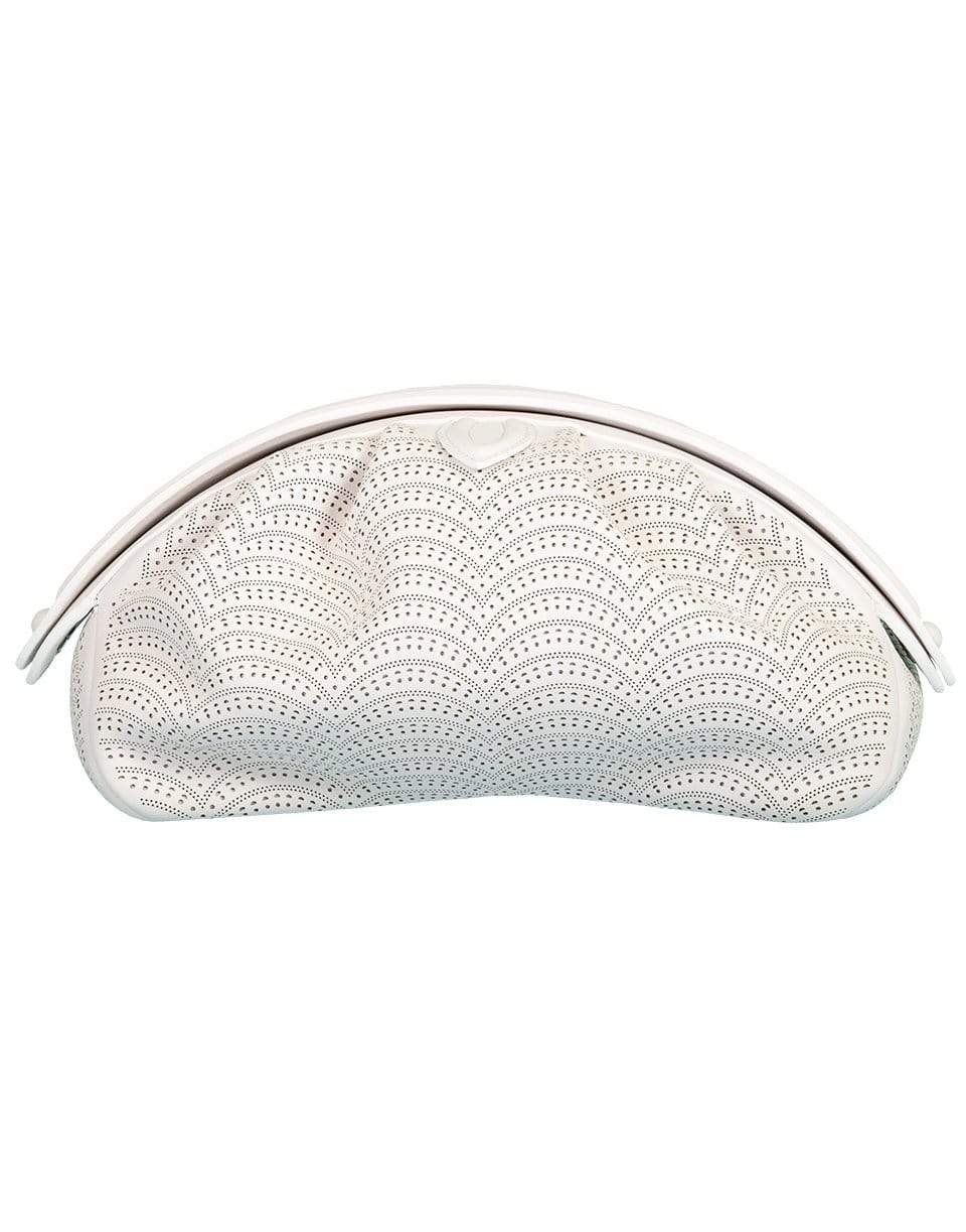 ALAÏA-Samia 26 Clutch-WHITE