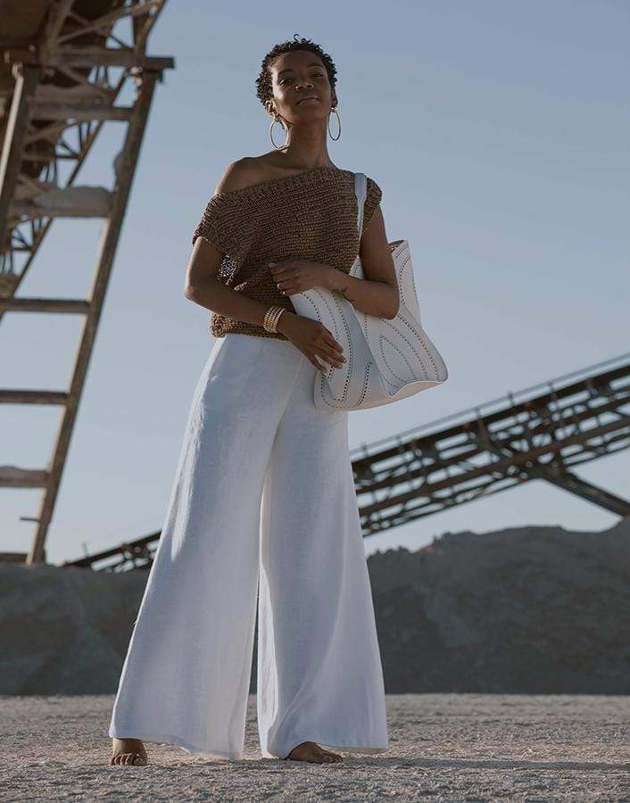 ALAÏA-White Lili 24 Handbag-WHITE