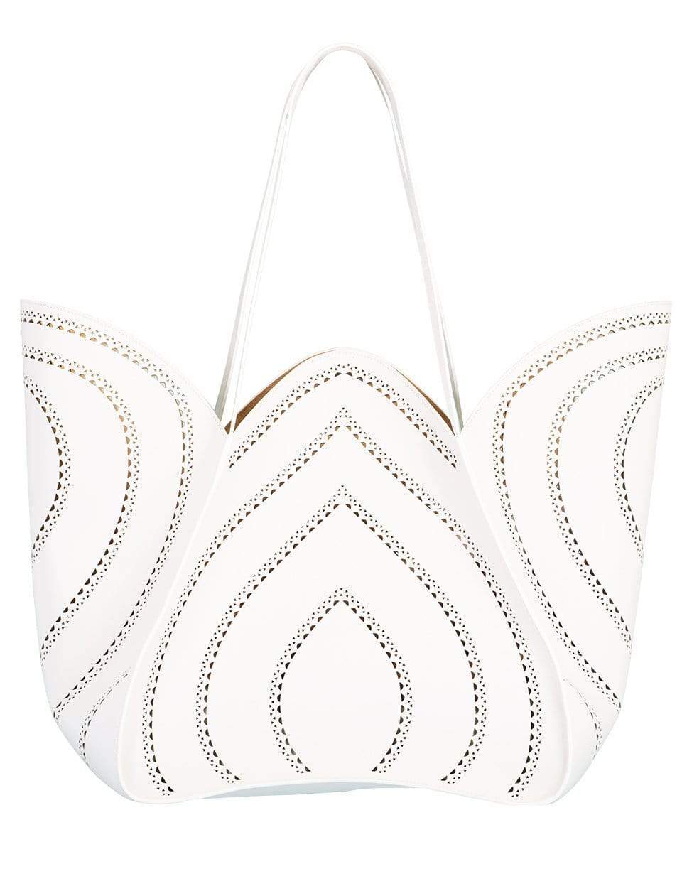 ALAÏA-White Lili 24 Handbag-WHITE