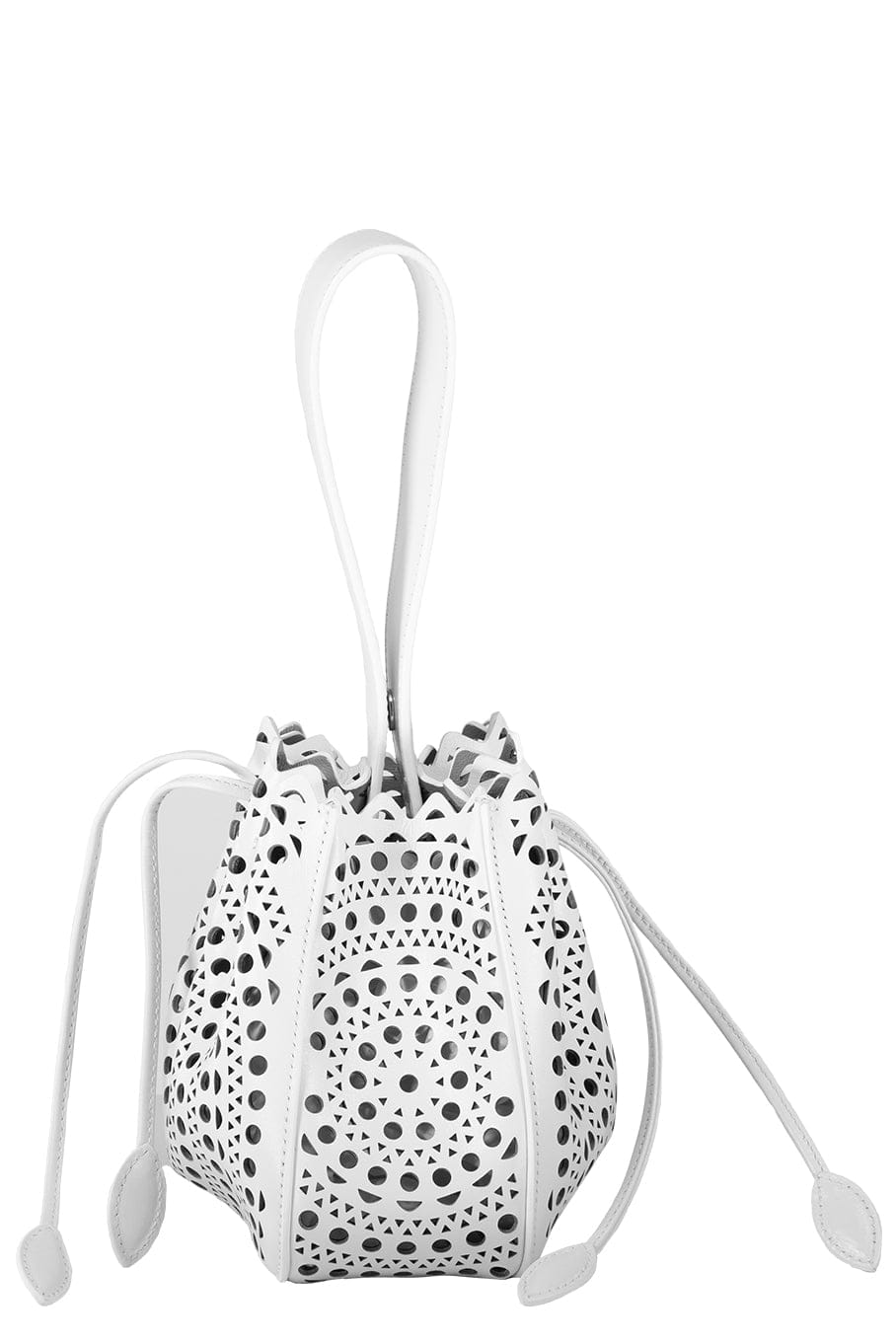 ALAÏA-Rose Marie Bag-BLANC/OP