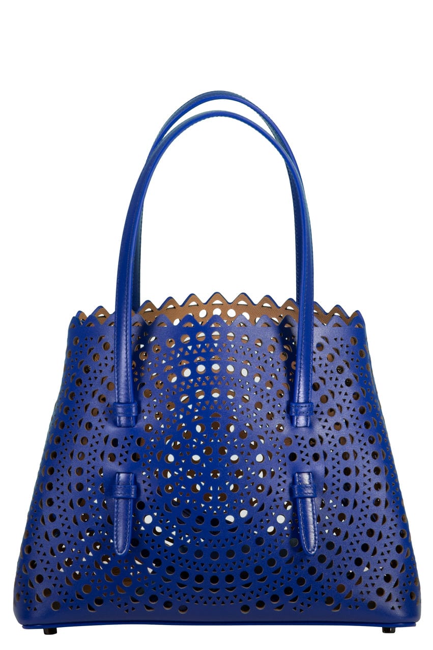 ALAÏA-Mina Bag - Bleu-BLEU