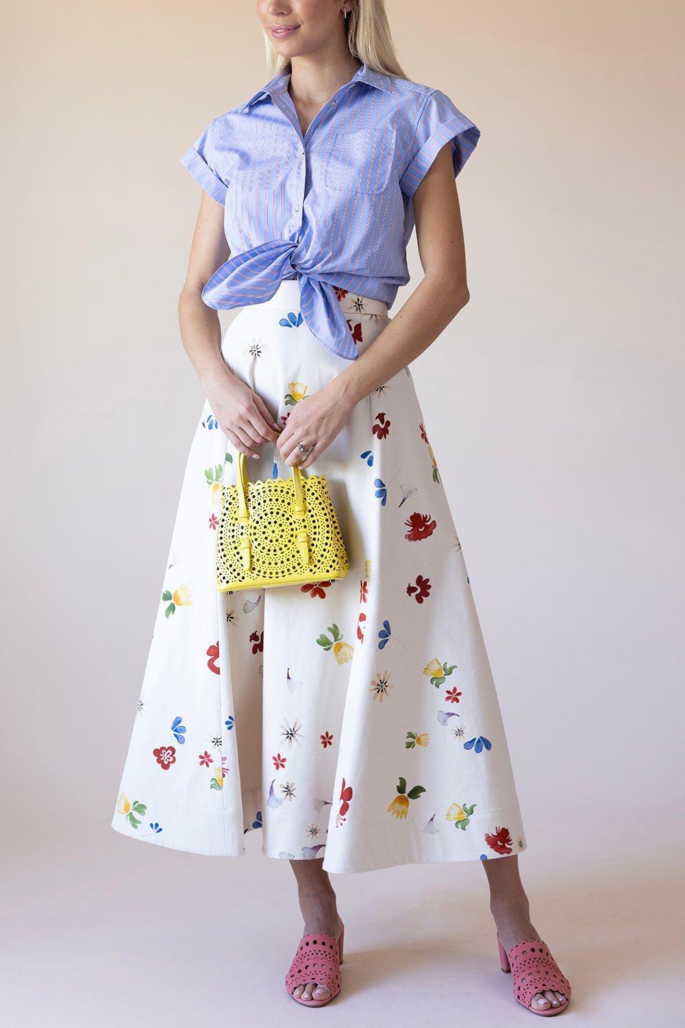 ALAÏA-Small Mina Bag - Citron-CITRON