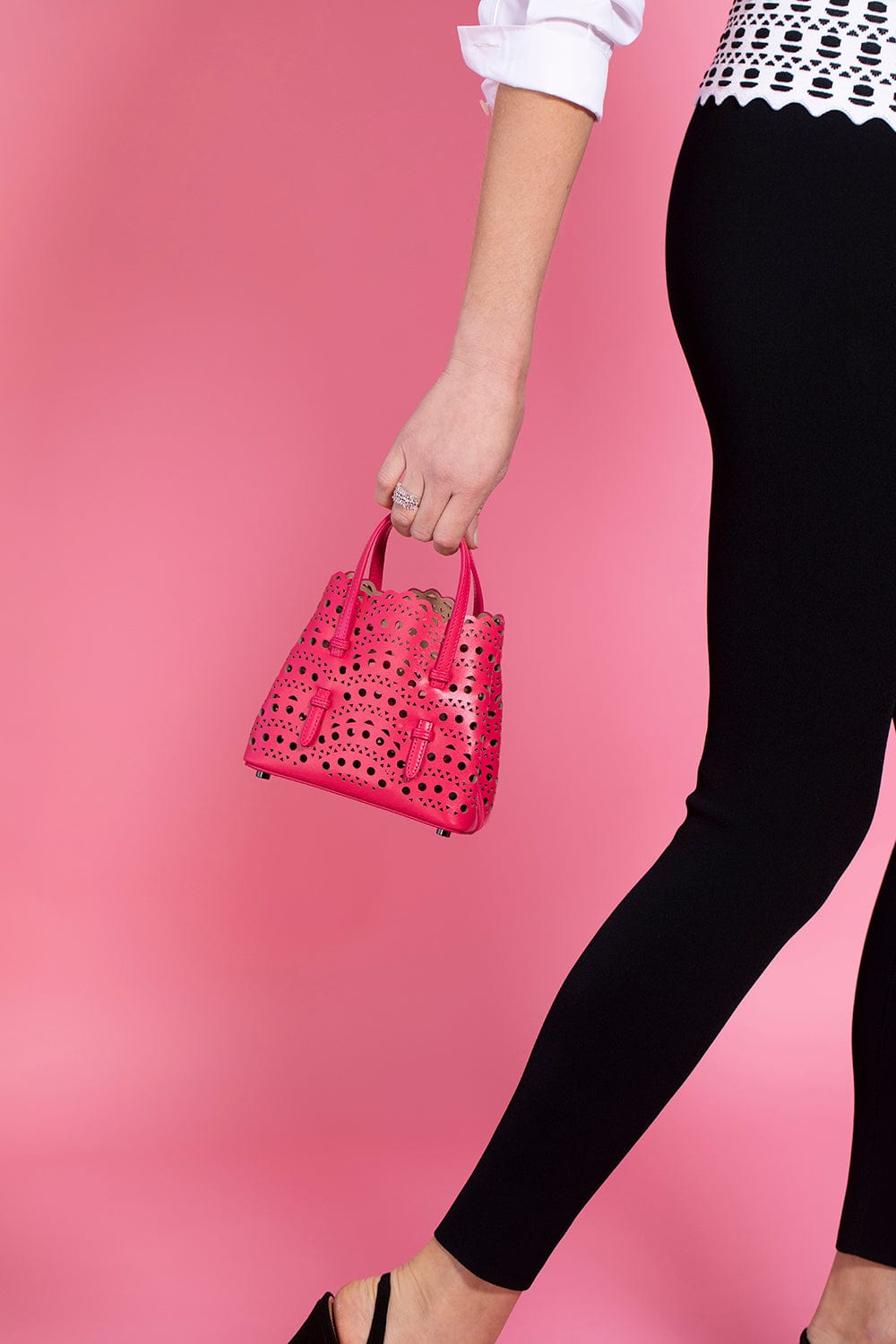 ALAÏA-Mini Mina Bag - Frambois-FRAMBOIS