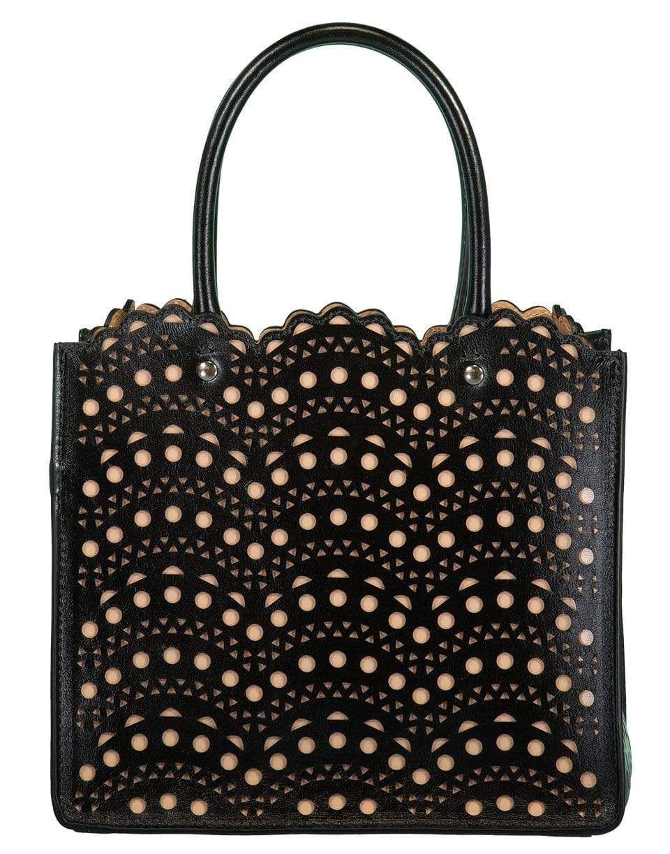 ALAÏA-Garance 20 Shopper Handbag-NOIR