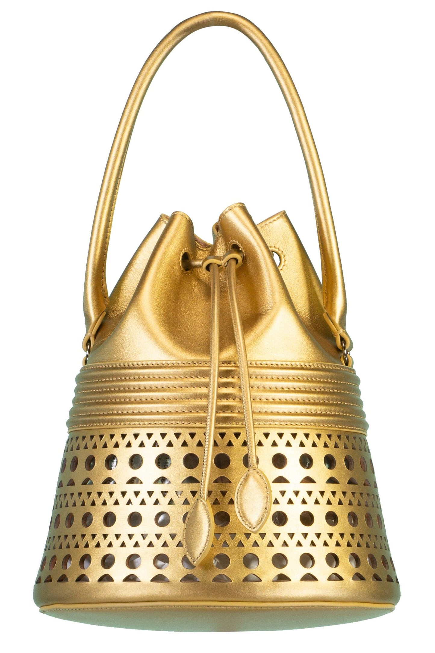 ALAÏA-Corset Bucket Bag - Or-OR