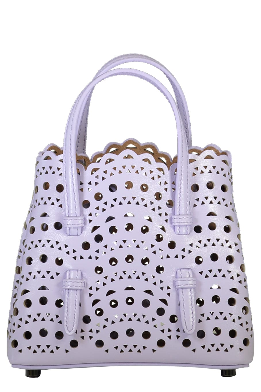 ALAÏA-Mini Mina Bag - Parme-PARME