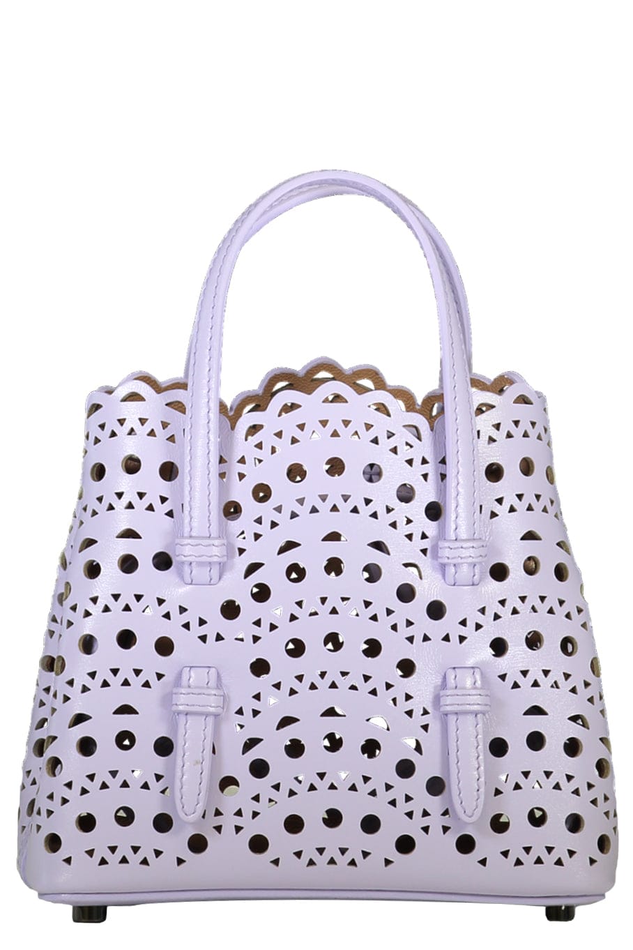 ALAÏA-Mini Mina Bag - Parme-PARME