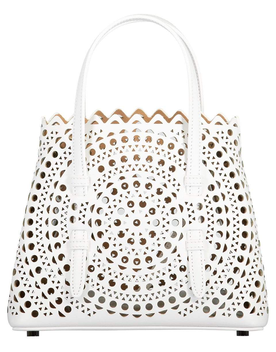 ALAÏA-Blanc Mina 20 Tote Bag-BLANC