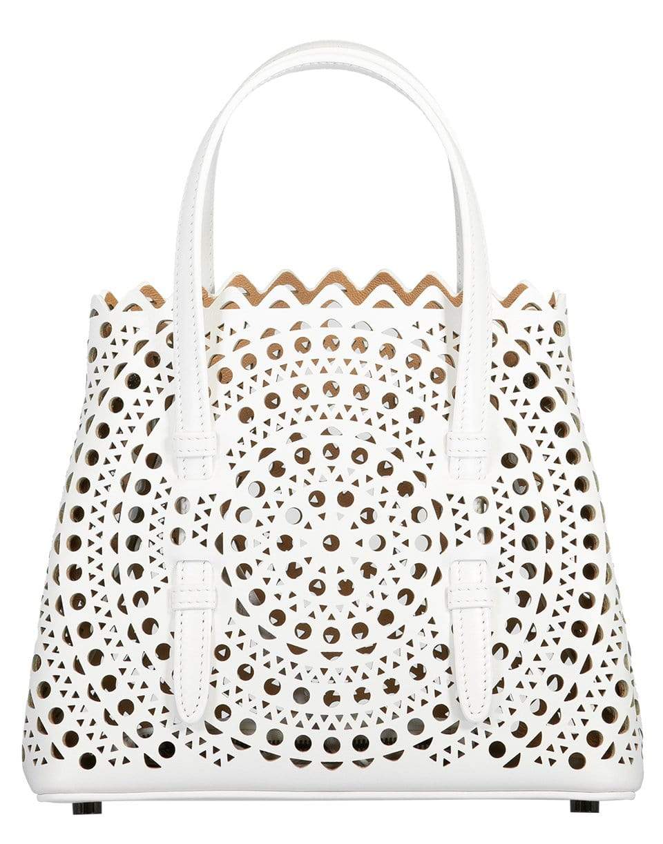 ALAÏA-Blanc Mina 20 Tote Bag-BLANC
