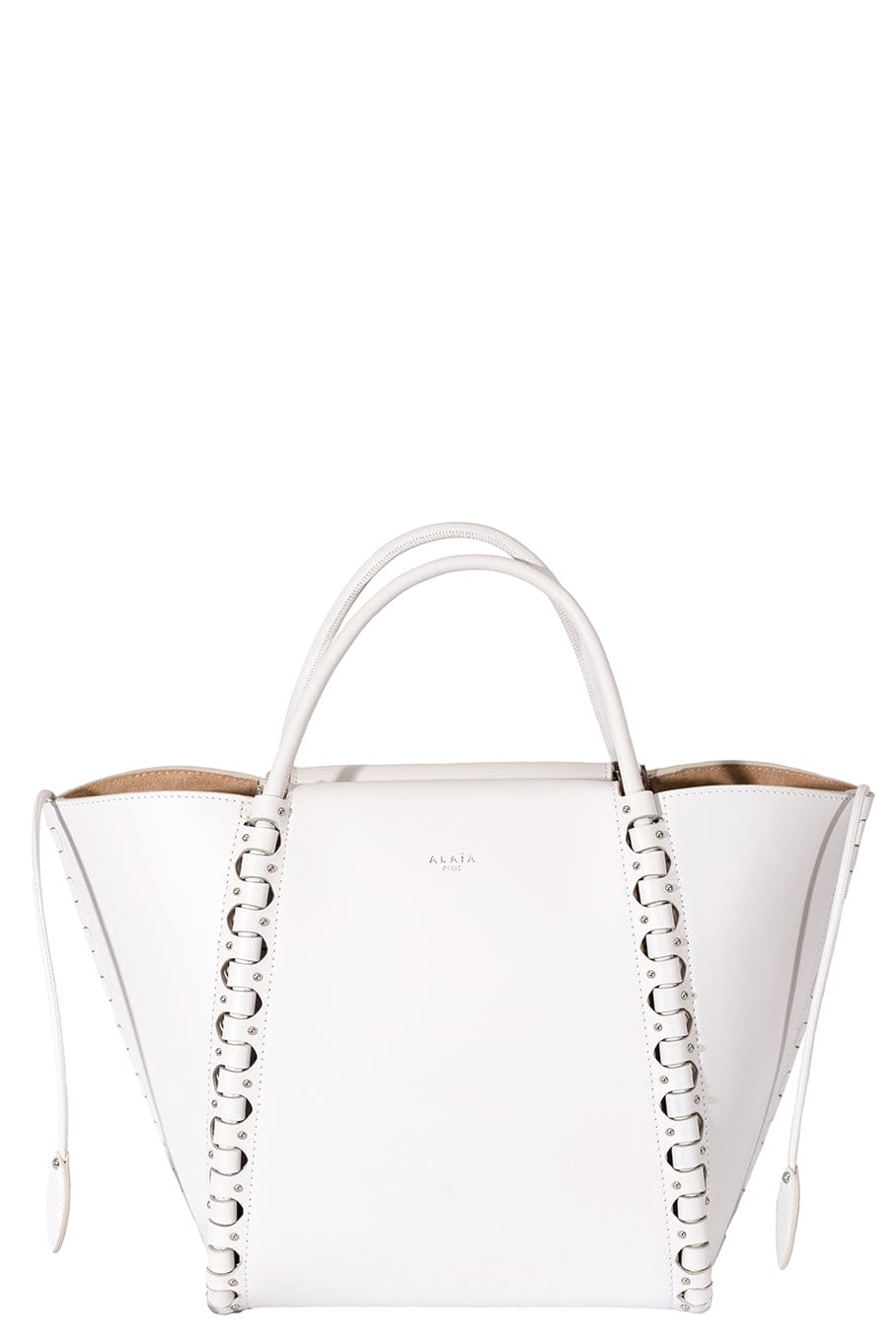 ALAÏA-Small Le Hinge Bag - Blanc-BLANC