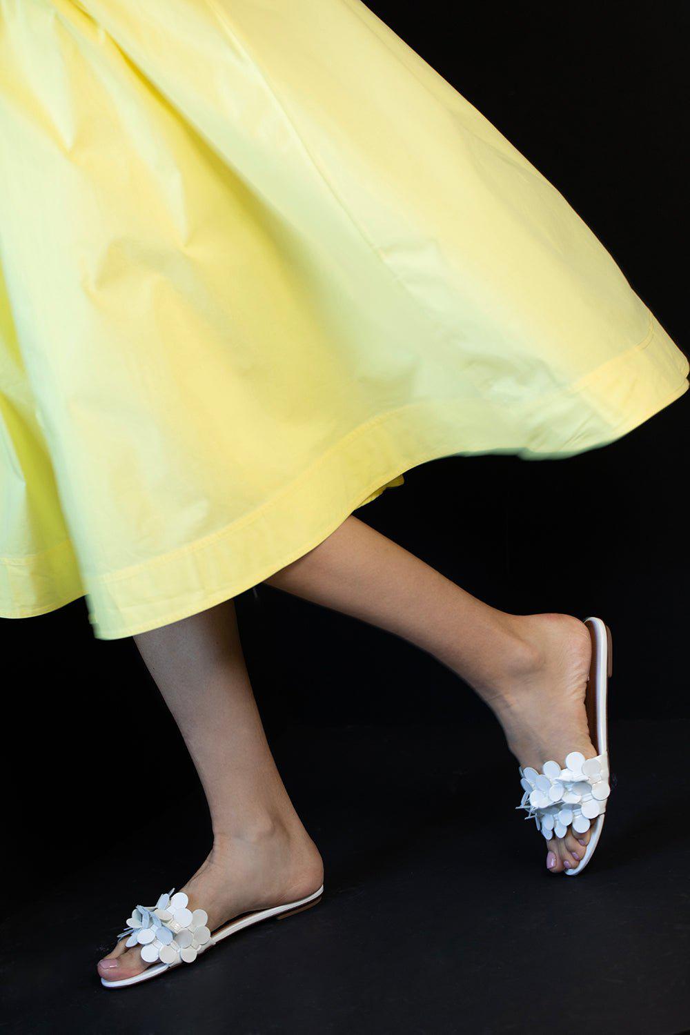 ALAÏA-Confettis Flat - Blanc-
