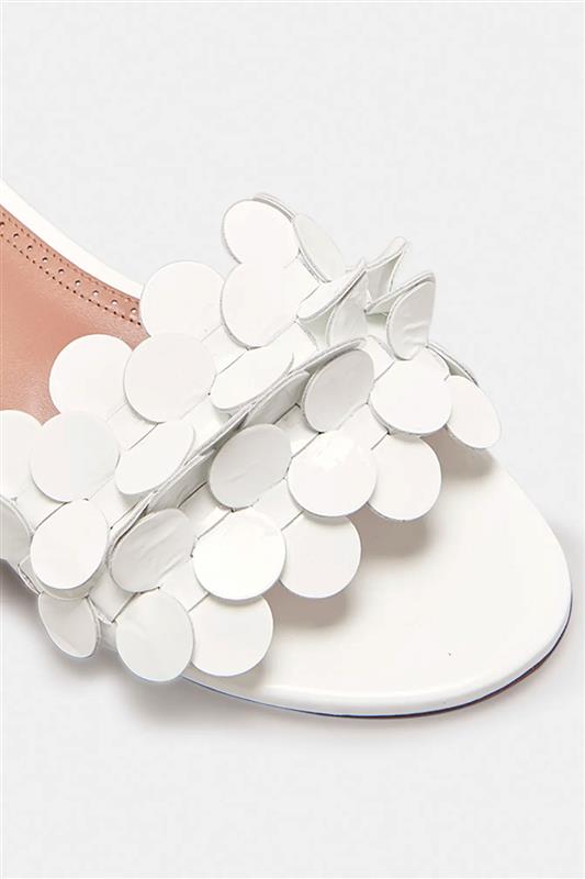 ALAÏA-Confettis Flat - Blanc-