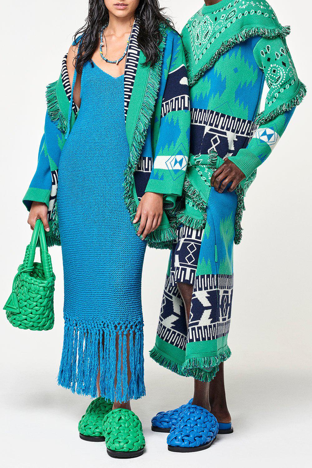 ALANUI-Icon Cardigan - Blue Lagoon-BLUELAGN