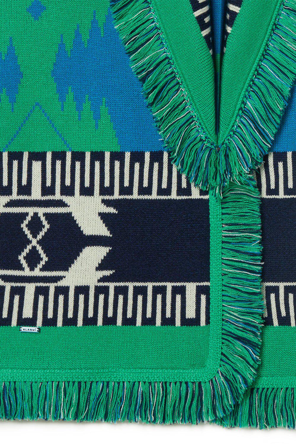 ALANUI-Icon Cardigan - Blue Lagoon-BLUELAGN