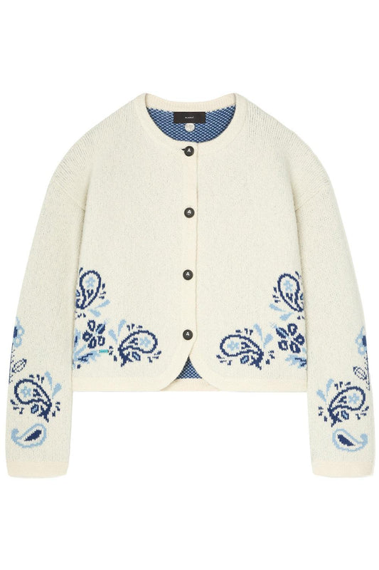 Island Roots Foulard Jacket-CREAM-XS-CLOTHINGTOPCARDIGAN-ALANUI