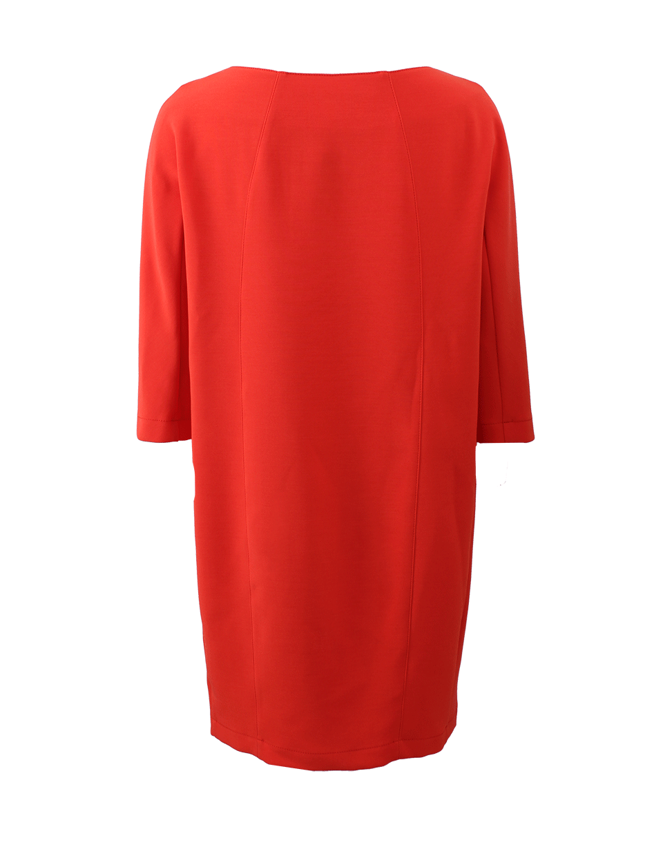 ALBERTA FERRETTI-Boatneck Sheath Dress-