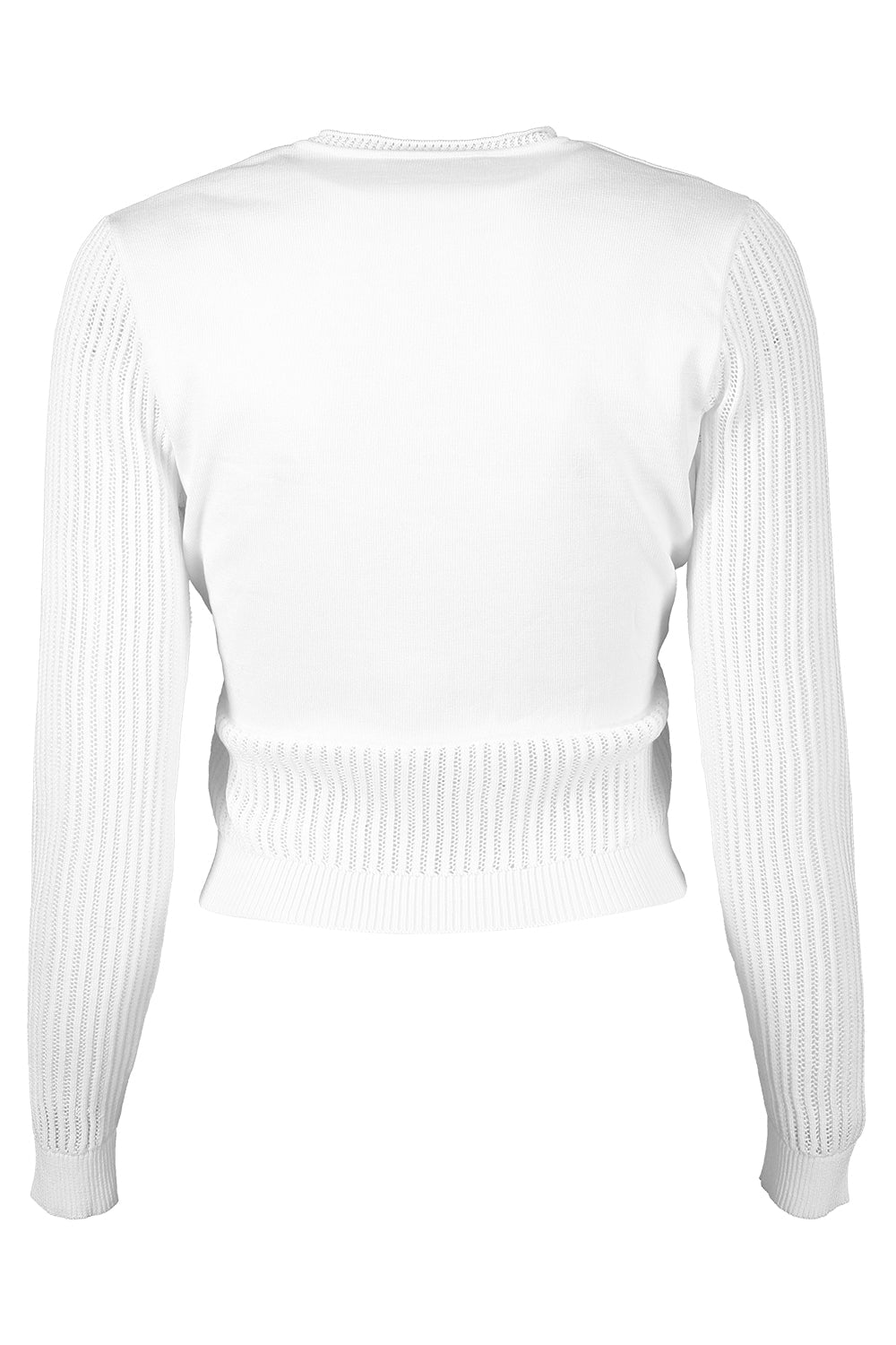 ALBERTA FERRETTI-Vertical Stripe Sweater-