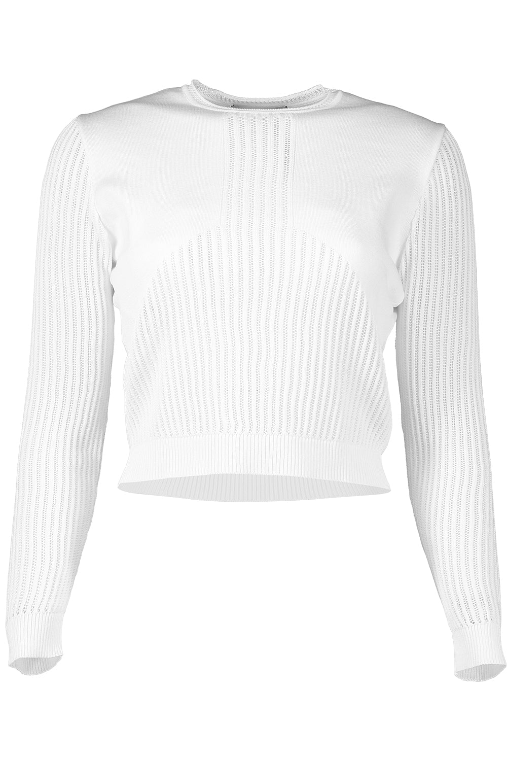 ALBERTA FERRETTI-Vertical Stripe Sweater-