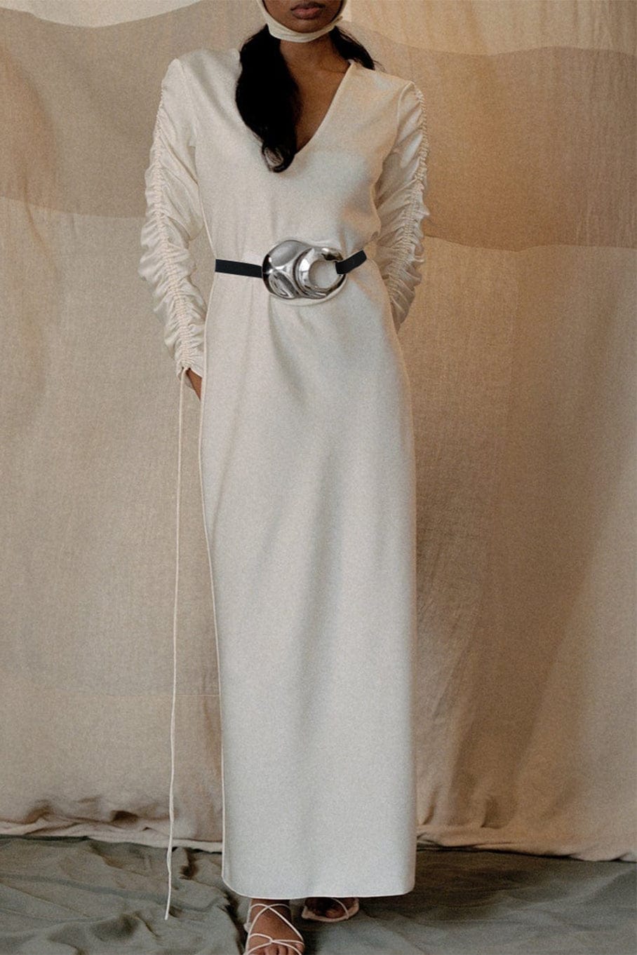 ALEJANDRA ALONSO ROJAS-Leather Belt - Black-BLACK