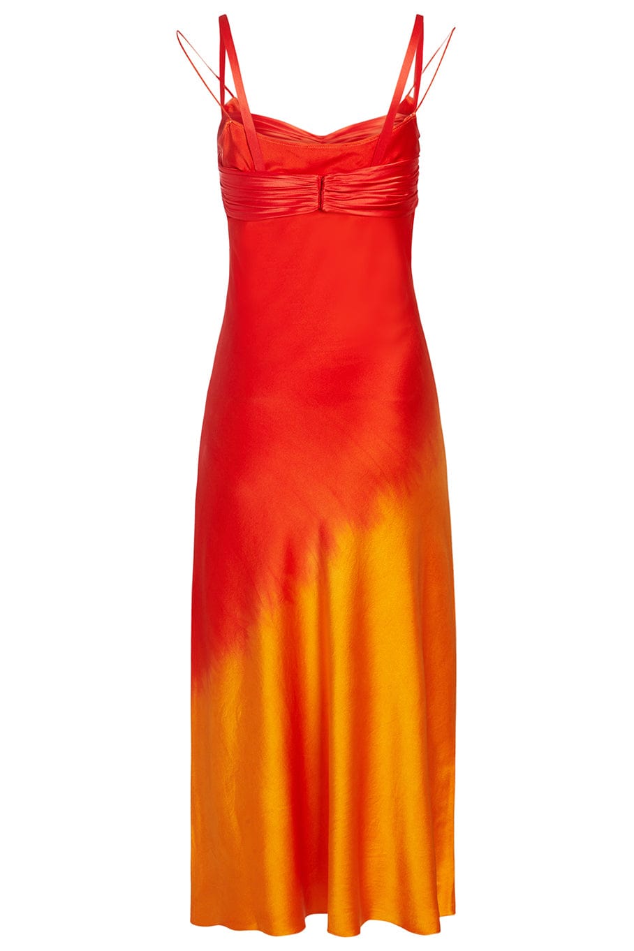 ALEJANDRA ALONSO ROJAS-Slip Dress With Ruching-