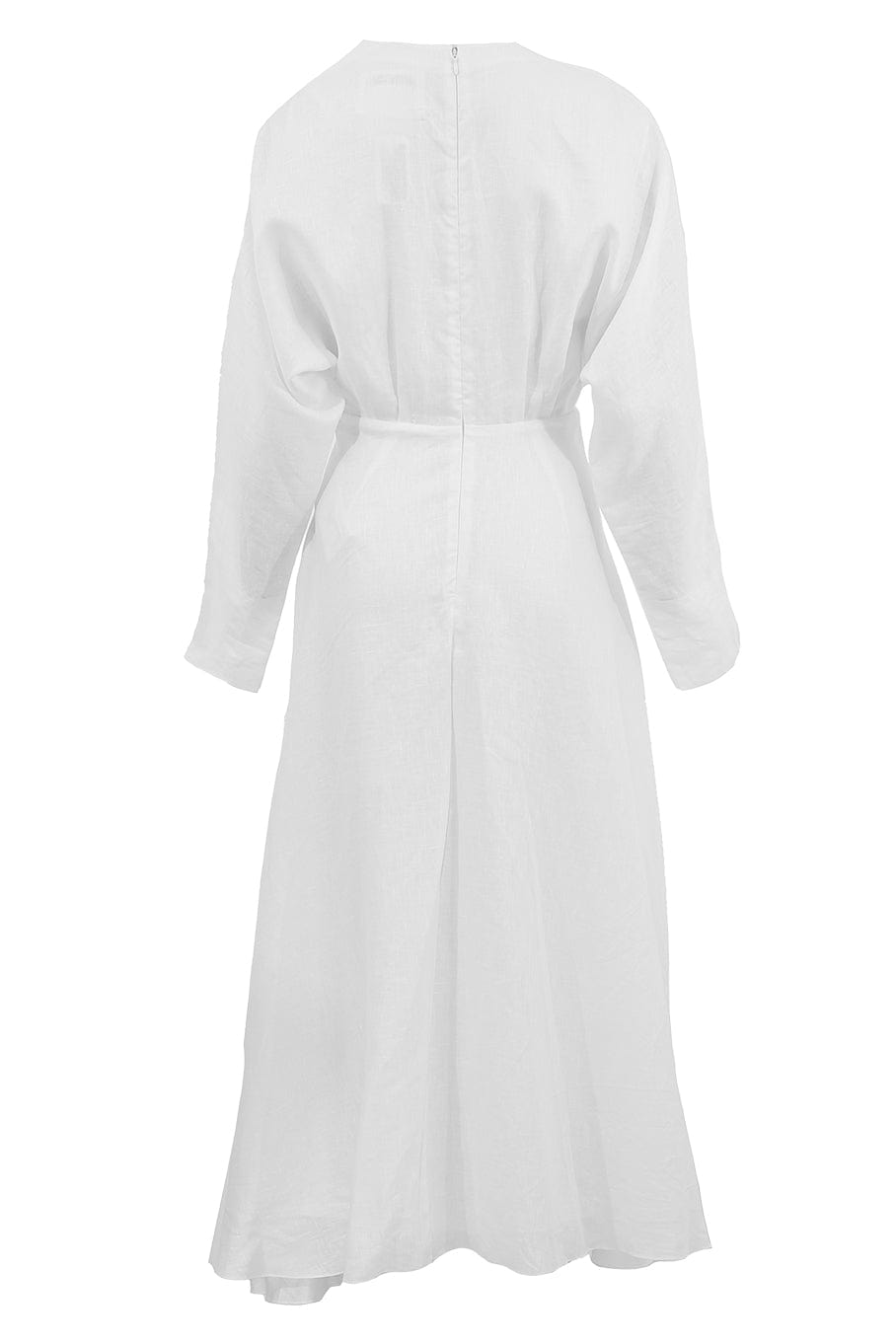 ALEJANDRA ALONSO ROJAS-Long Sleeve V Neck Dress-