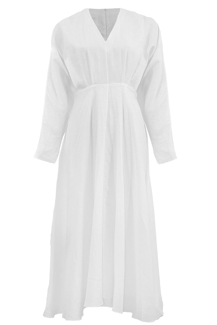 ALEJANDRA ALONSO ROJAS-Long Sleeve V Neck Dress-