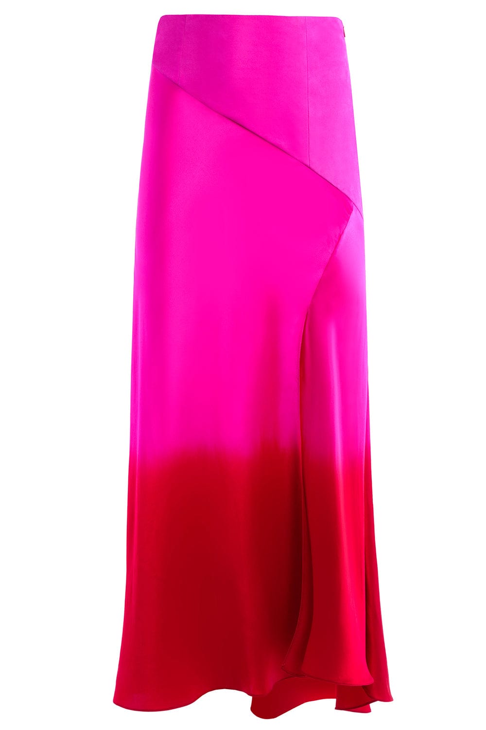 ALEJANDRA ALONSO ROJAS-Suede Silk Combo Skirt-