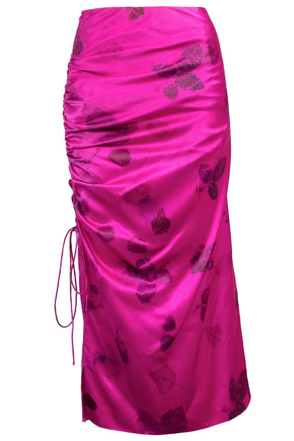 ALEJANDRA ALONSO ROJAS-Ruched Skirt-