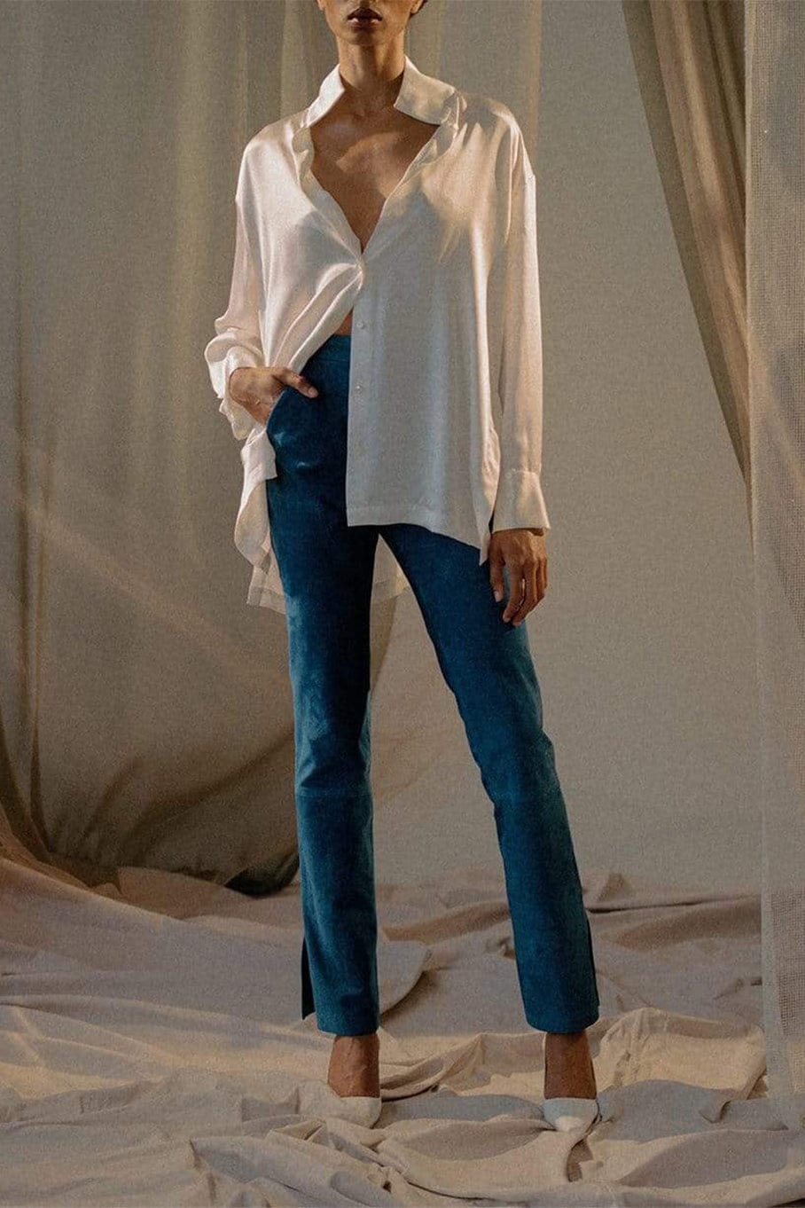 ALEJANDRA ALONSO ROJAS-Button Down Blouse-