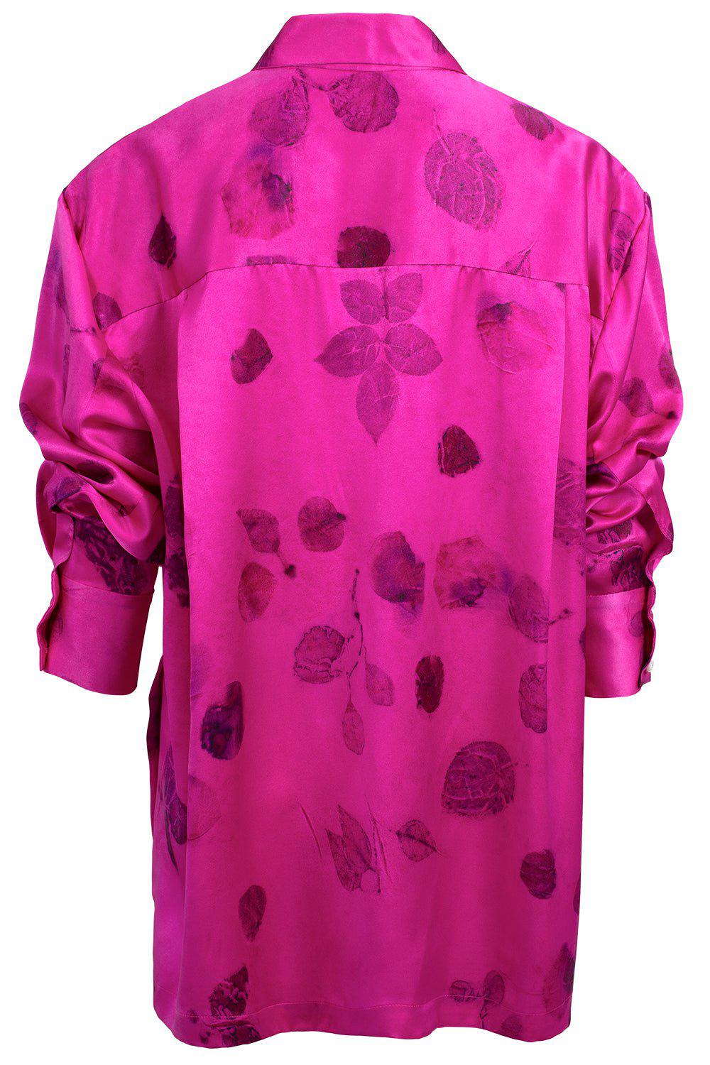 ALEJANDRA ALONSO ROJAS-Floral Dyed Soft Shirt-