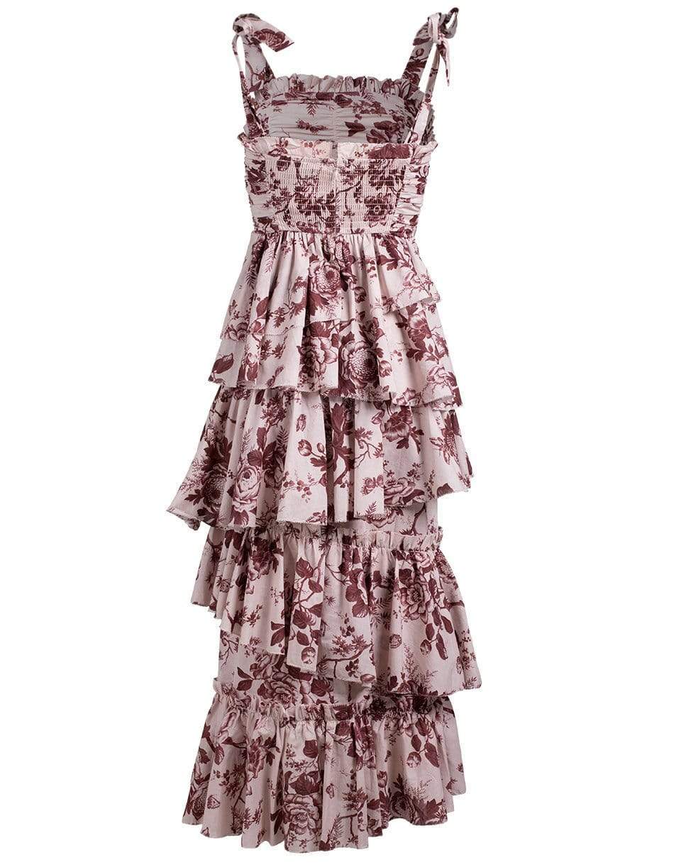 ALEMAIS-Alemais Heather Tiered Midi Dress-