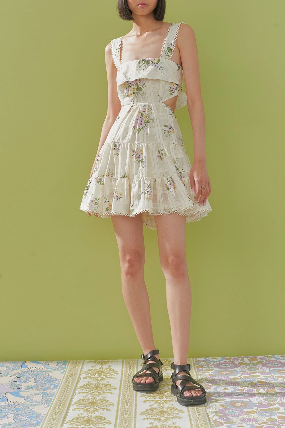 ALEMAIS-Margot Mini Sundress-