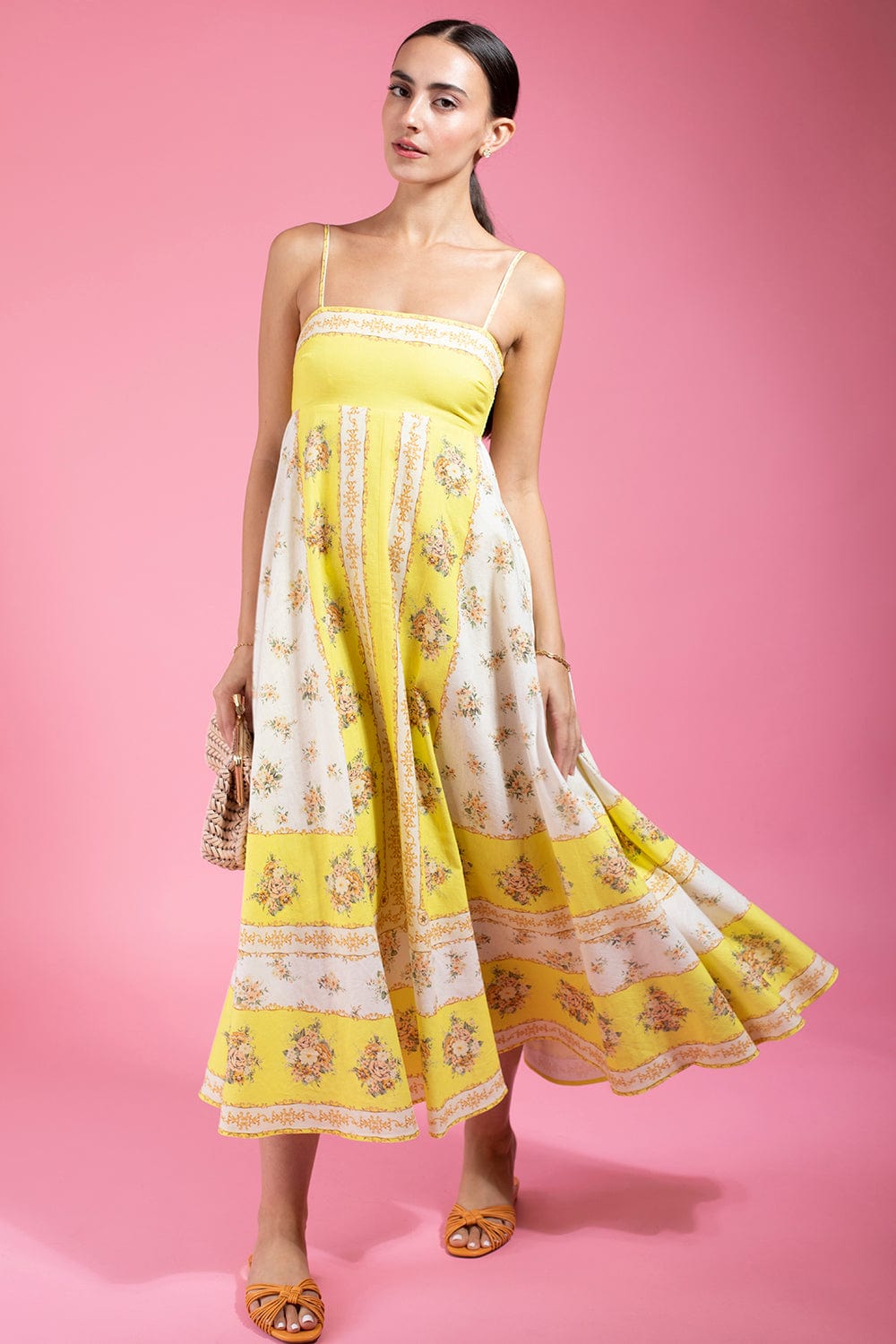 ALEMAIS-Catalina Midi Dress-