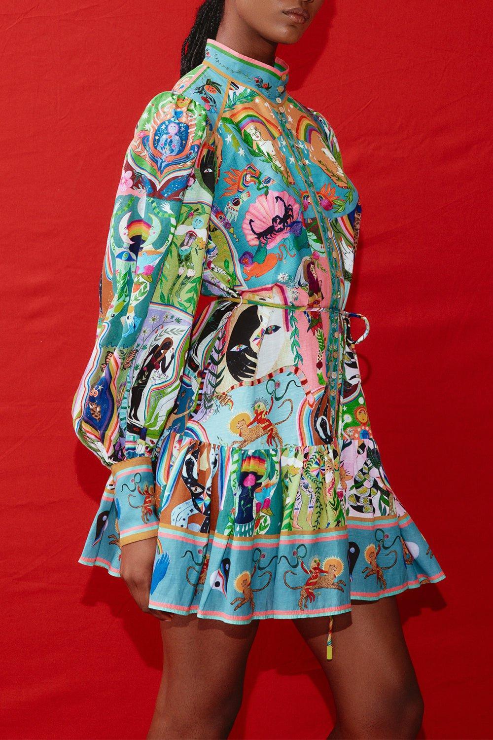 ALEMAIS-Evergreen Mini Dress-