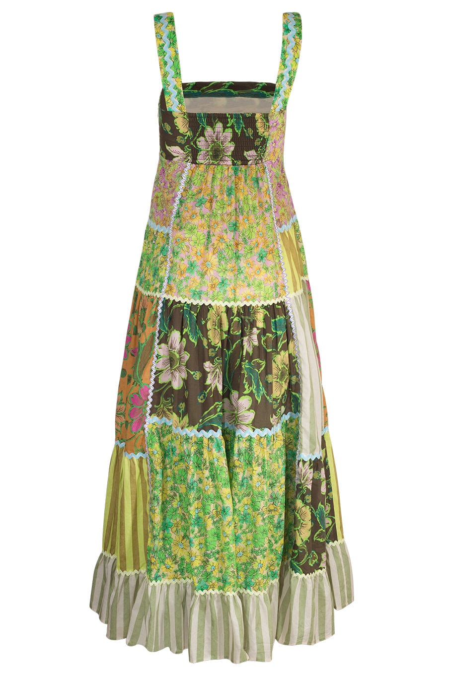 ALEMAIS-Winnie Spliced Midi Dress-