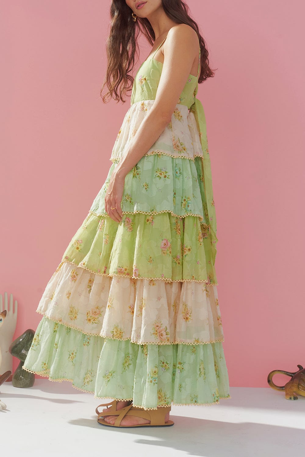 ALEMAIS-Clementine Tiered Dress-