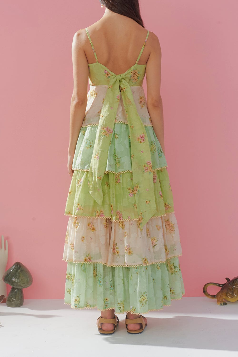 ALEMAIS-Clementine Tiered Dress-
