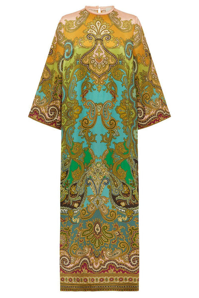 clemenza silk midi dress Multi Clemenza Silk Midi Dress