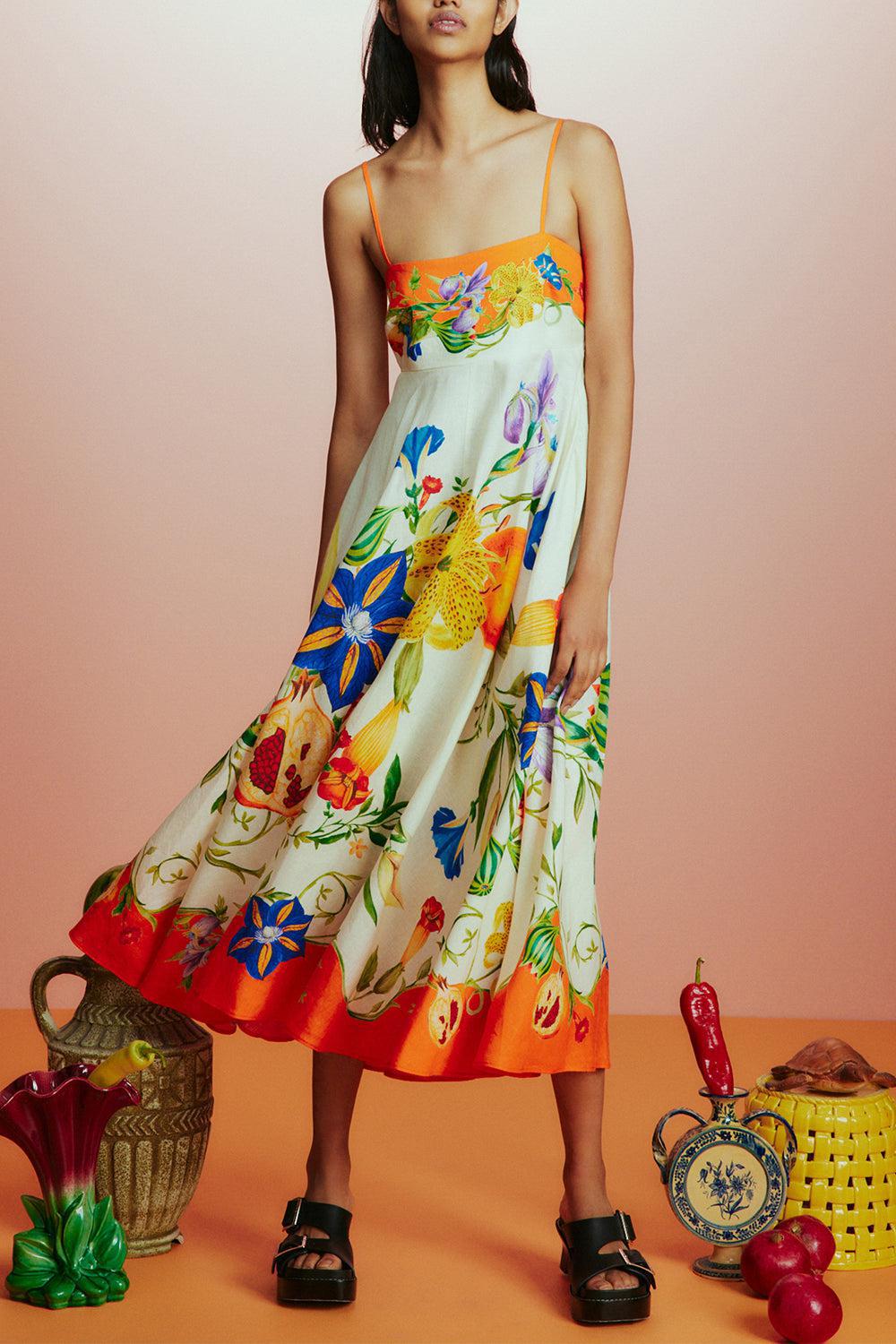 ALEMAIS-Flores Sundress-