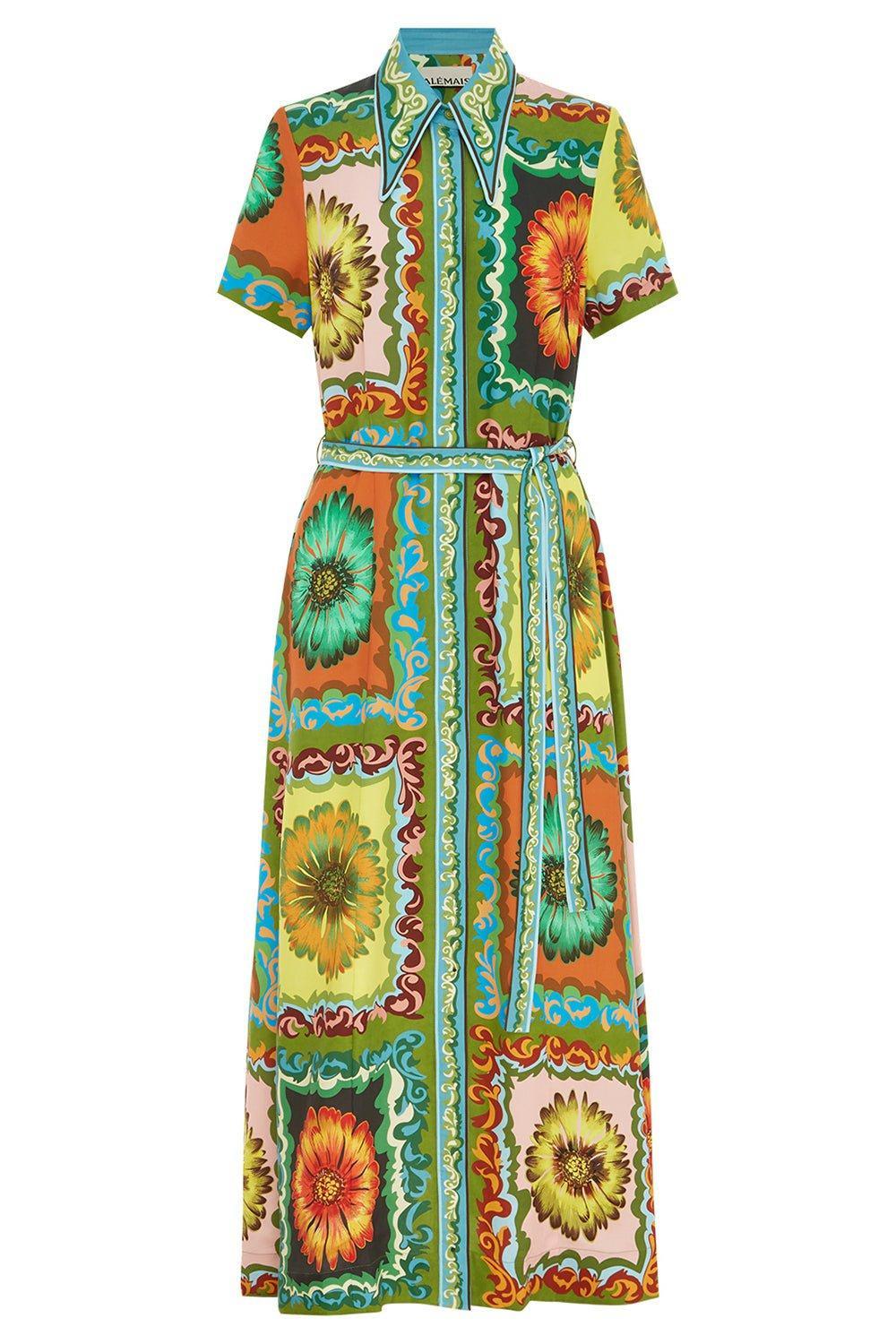 ALEMAIS-Disco Daisy Shirtdress-