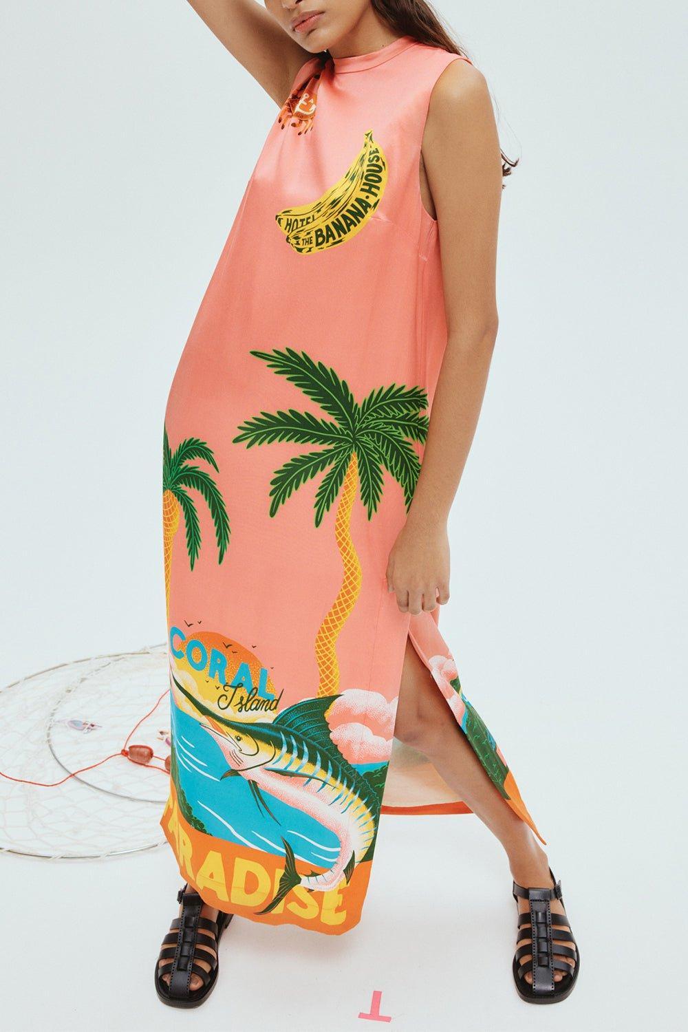 ALEMAIS-Paradiso Midi Dress-